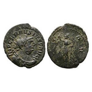 Ancient Roman Imperial Coins - Carausius - London - Pax AE Antoninianus