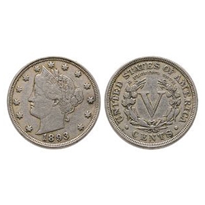 World Coins - United States of America - 1893 - Liberty Nickel