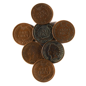 World Coins - United States of America - AE Indian Head Cent Group [7]