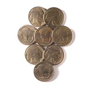 World Coins - United States of America - Indian Head 5 Cents Group [8]
