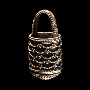Pre Viking Silver Aroma Bucket Pendant