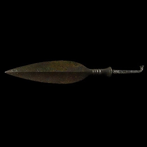 Western Asiatic Bronze Leaf-Shaped Spearhead