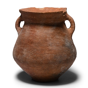Trans Jordan Terracotta Jar with Handles
