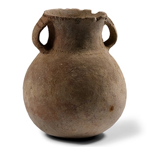 Trans Jordan Terracotta Jar with Handles