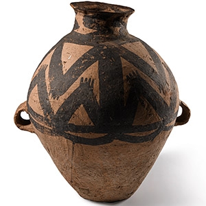 Chinese Neolithic Painted Frog Jar