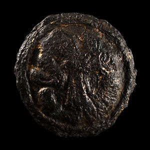 Anglo-Scandinavian Viking Gilt Bronze Entwined Beast Brooch