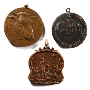 Commemorative Medals - Belgium - Agricultural Medal Group [3]