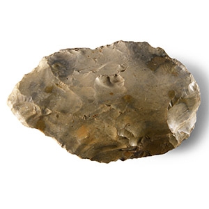Stone Age British Acheulean Flint Bifacial Handaxe