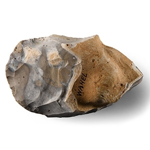 Stone Age French Flint Bifacial Handaxe