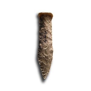 Large Stone Age Danish Type V Knapped Flint Dagger