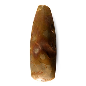 Large Stone Age French Polished Flint Handaxe