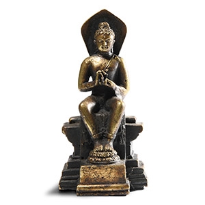 Indian Brass Buddha Figure