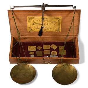 Victorian Pan Scales and Weights