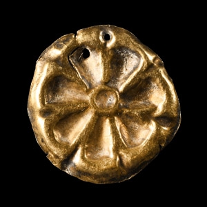 Egyptian Gold Rosette Mount