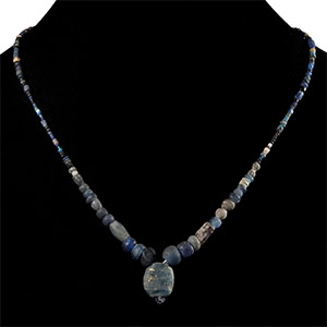 Roman Stone and Glass Bead Necklace String