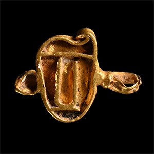 Merovingian Gold Cloisonne Pendant