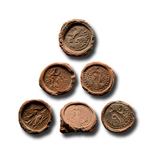 Indo-Greek Terracotta Forgers Mold Group