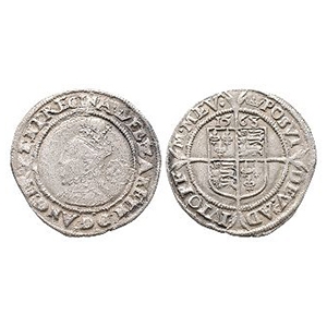 Tudor to Stuart Coins - Elizabeth I - 1568 - AR Sixpence