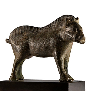 Romano-British Celtic Bronze Standing Boar Statuette