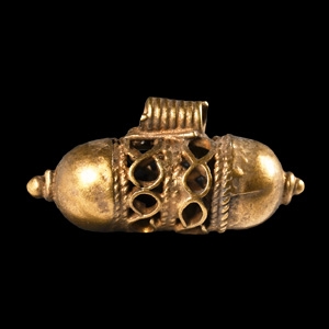 Byzantine Gold Filigree Pendant