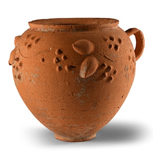 Roman Pale Red Barbotine Cup