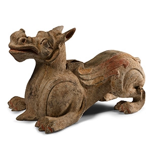 Large Chinese Tang Terracotta Dragon