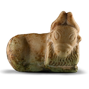 Sumerian Marble Bull Amulet
