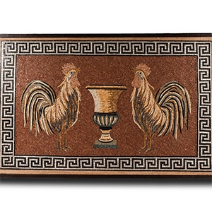 Large Roman Style Mosaic Panel
