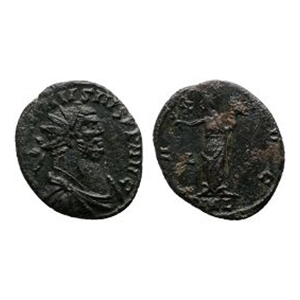 Ancient Roman Imperial Coins - Carausius - London - Pax AE Antoninianus