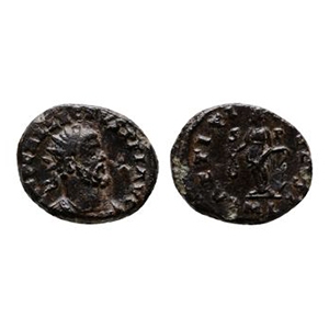 Ancient Roman Imperial Coins - Allectus - London - Laetitia AE Antoninianus