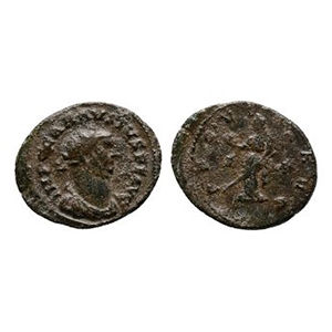 Ancient Roman Imperial Coins - Carausius - Colchester - Pax AE Antoninianus