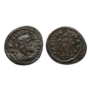 Ancient Roman Imperial Coins - Allectus - Colchester - AE Antoninianus