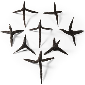 Medieval Iron Anti-Cavalry Caltrop Group