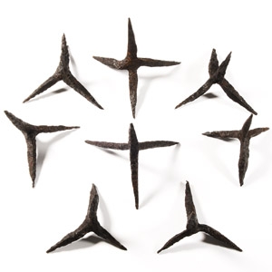 Medieval Iron Anti-Cavalry Caltrop Group