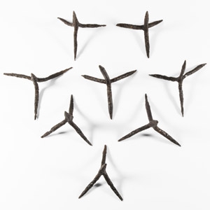 Medieval Iron Anti-Cavalry Caltrop Group
