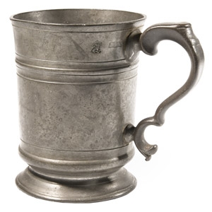 Georgian Pewter Pint Tankard for RC