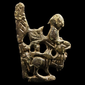 Anglo-Norman Thames Bronze Dagger Chape