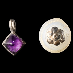 Tudor Period Thames Button and Pendant Group