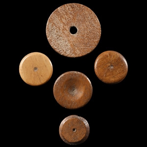 Roman Thames Bone Gaming Counter Group