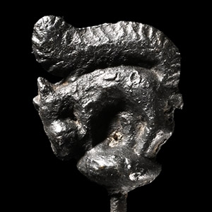 Medieval Thames Bifacial Pewter Squirrel Pin