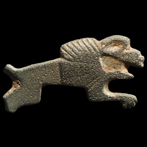 Roman Essex Bronze Lion Brooch