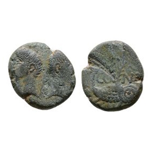 Ancient Roman Imperatorial Coins - Augustus and Agrippa - AE Dupondius
