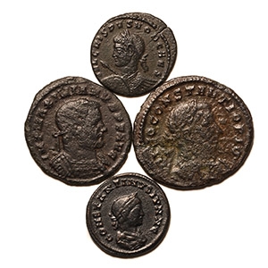 Ancient Roman Imperial Coins - Constantinian - Mixed AE Group [4]
