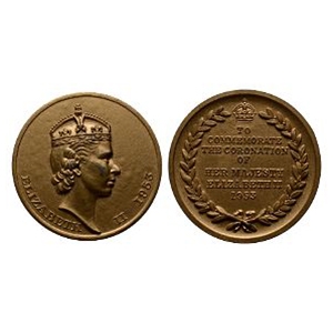 Commemorative Medals - Elizabeth II - 1953 - Commemorative Coronation Gilt Medal