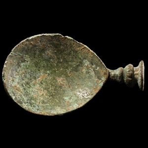 Medieval Bronze Medical Spoon