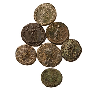 Ancient Roman Imperial Coins - Mixed AE Radiate Group [7]