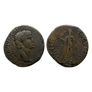 Ancient Roman Imperial Coins - Claudius - Spes AE Sestertius