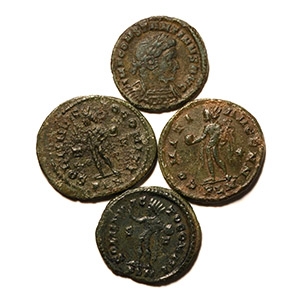 Ancient Roman Imperial Coins - Constantinian - London - AE Follis Group [4]