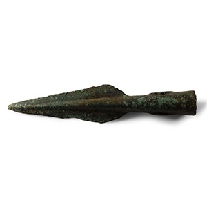 Bronze Age British Looped and Socketted Spearhead