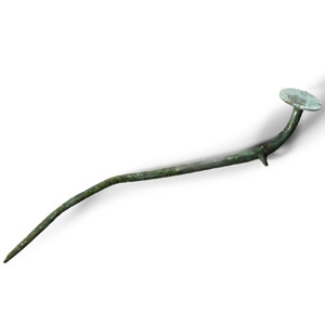 Bronze Age British Flat-Topped Cloak Pin